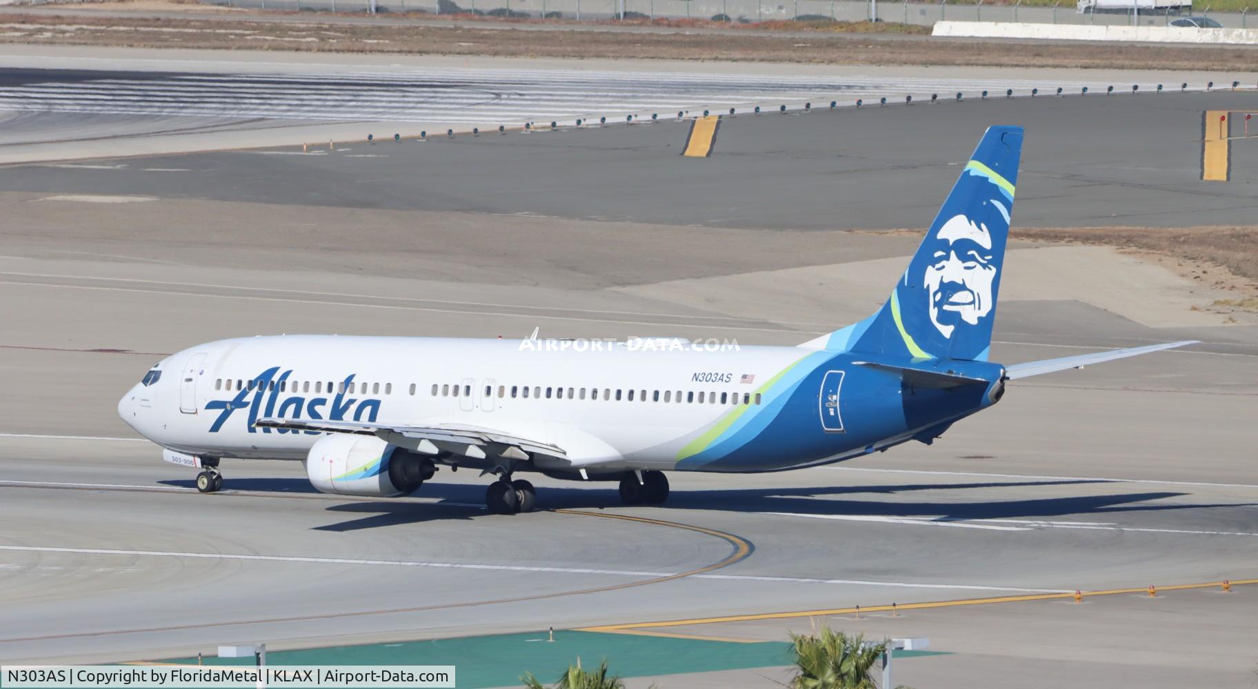 N303AS, 2001 Boeing 737-990 C/N 30016, ASA 739 zx lax-sea