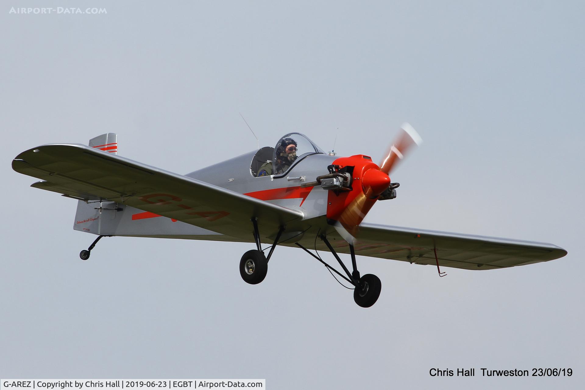 G-AREZ, 1960 Rollason Druine D.31 Turbulent C/N PFA 561, Turweston, Air Britain fly in