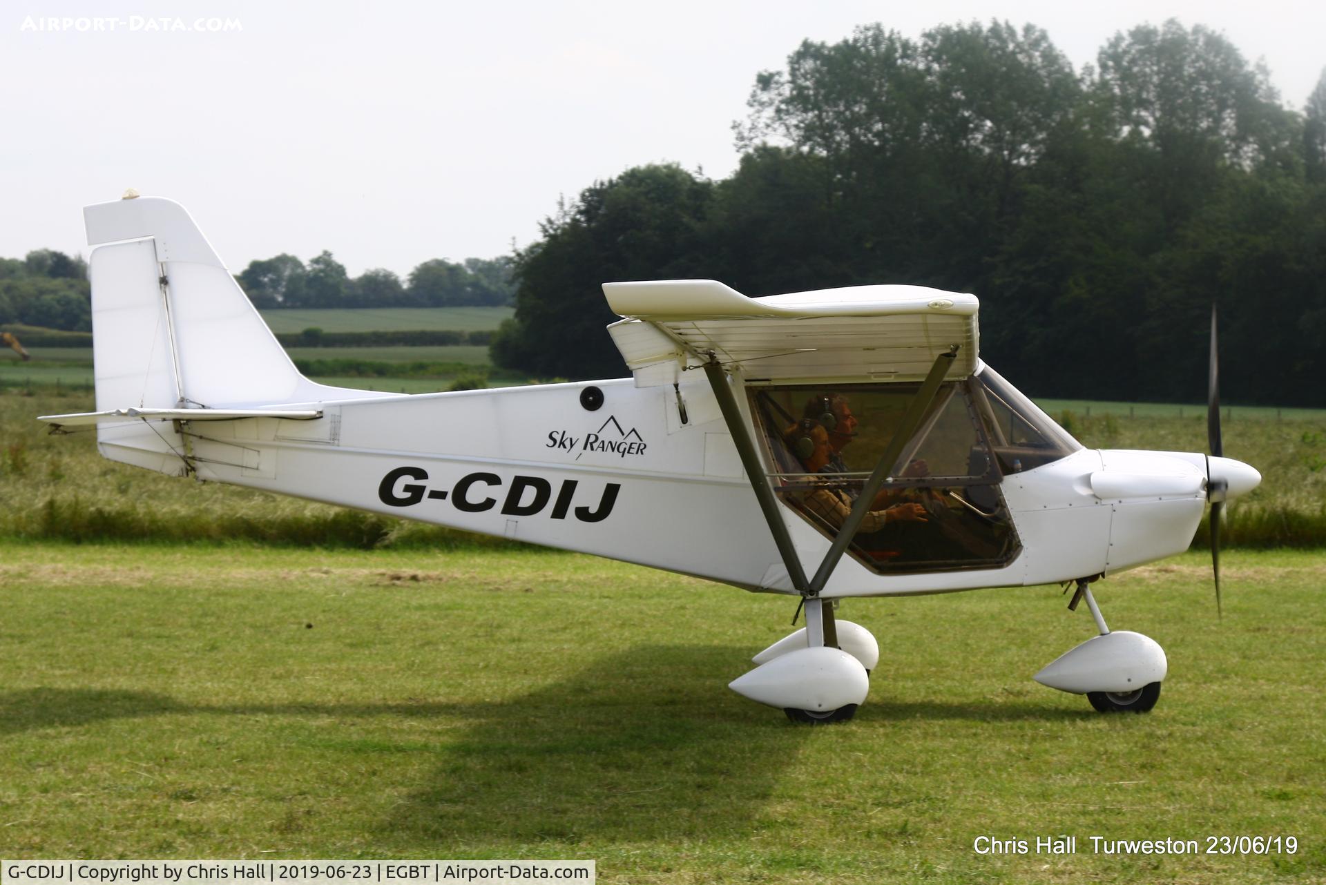 G-CDIJ, 2005 Best Off Skyranger 912(2) C/N BMAA/HB/445, Turweston, Air Britain fly in