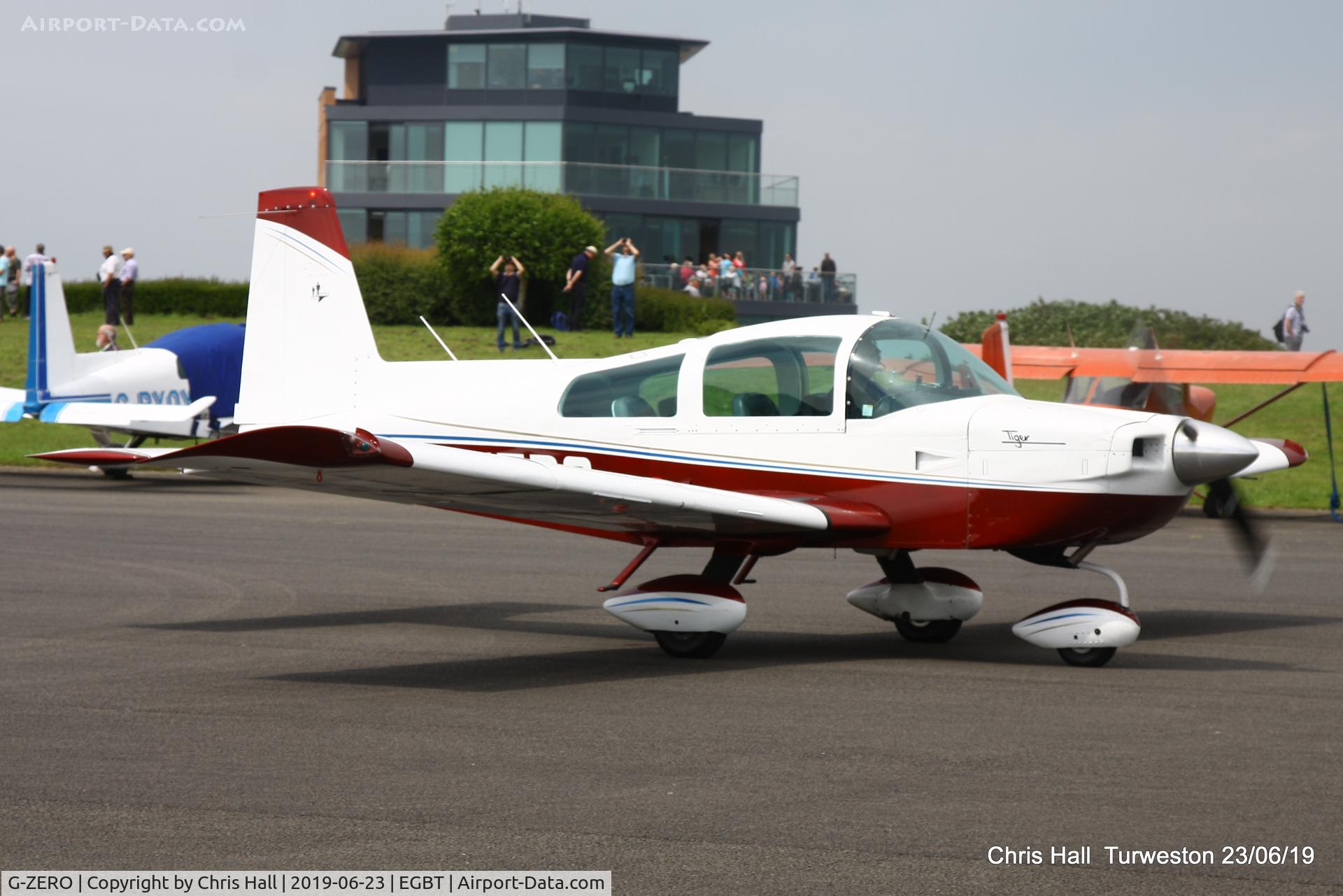 G-ZERO, 1975 Grumman American AA-5B Tiger C/N AA5B-0051, Turweston, Air Britain fly in