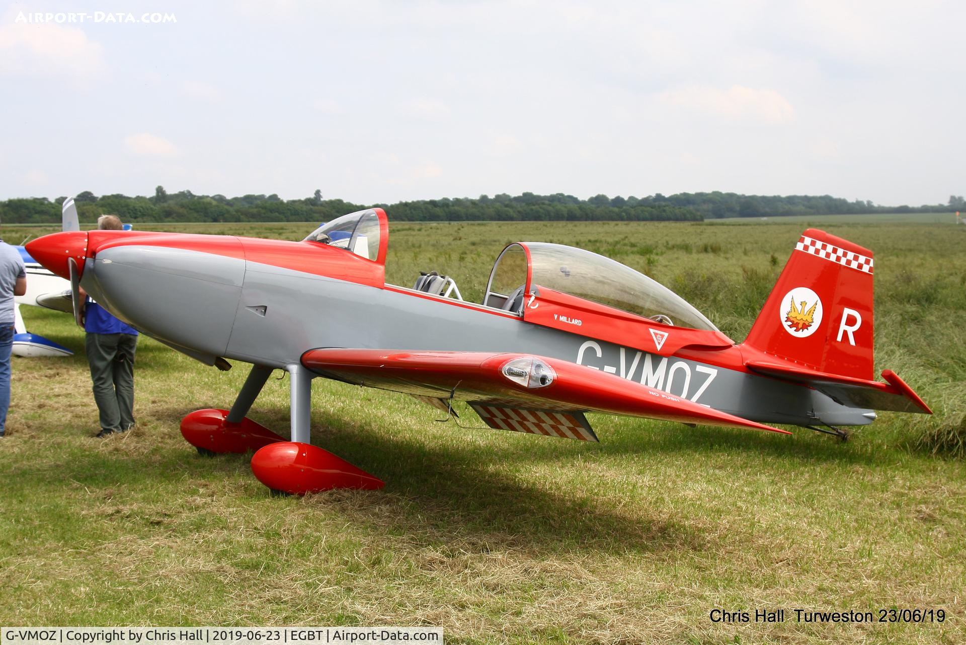 G-VMOZ, 2014 Vans RV-8 C/N LAA 303-15029, Turweston, Air Britain fly in