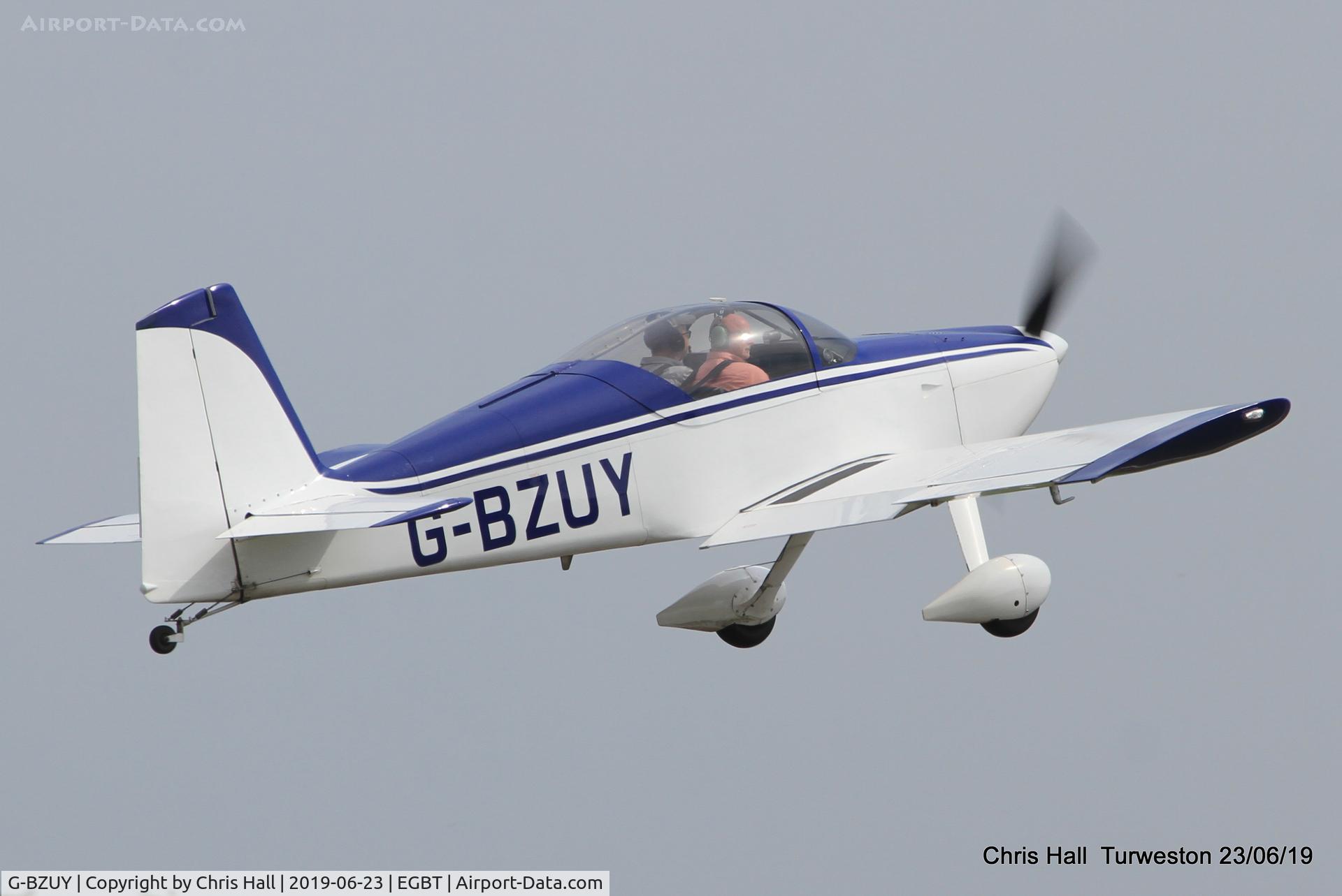 G-BZUY, 2001 Vans RV-6 C/N PFA 181A-13471, Turweston, Air Britain fly in