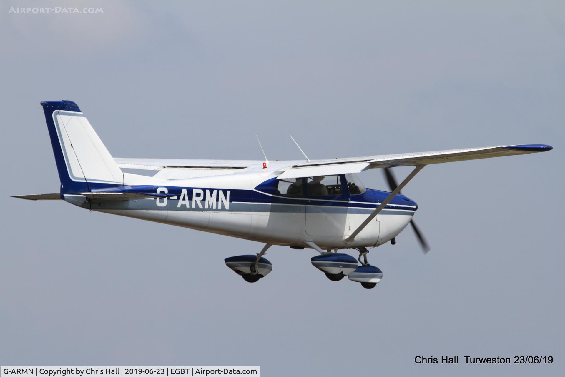 G-ARMN, 1961 Cessna 175B Skylark C/N 175-56994, Turweston, Air Britain fly in