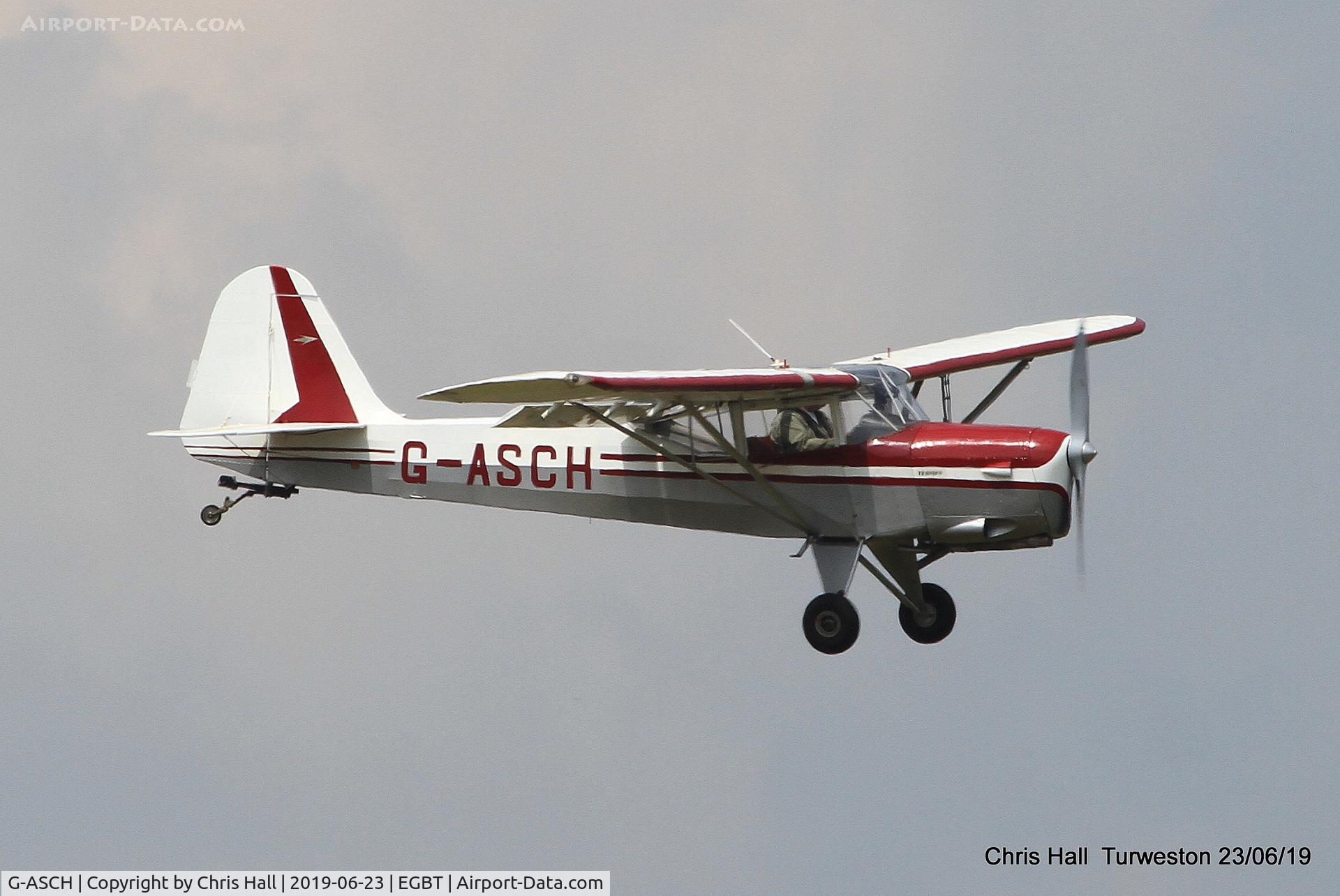G-ASCH, 1962 Beagle A-61 Terrier 2 C/N B.619, Turweston, Air Britain fly in