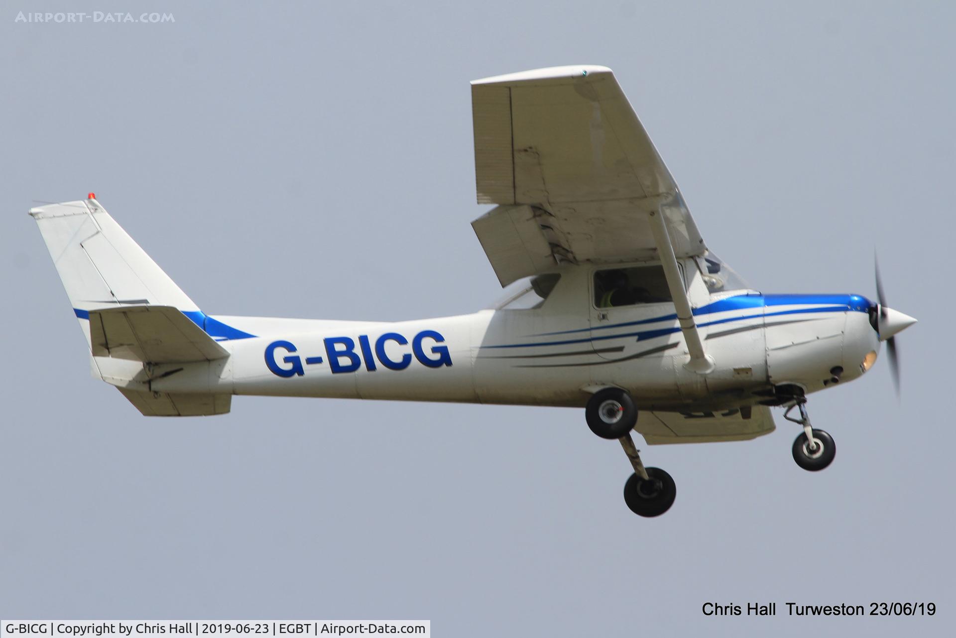G-BICG, 1980 Reims F152 C/N 1796, Turweston, Air Britain fly in