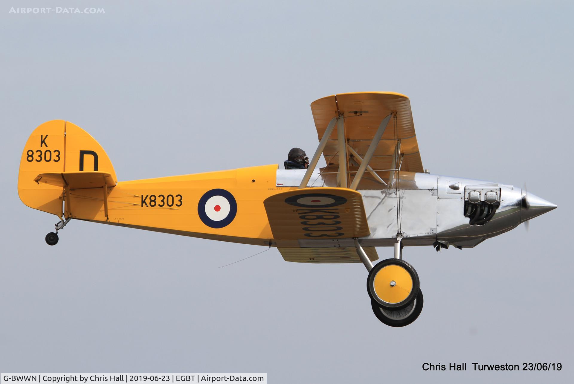 G-BWWN, 1998 Isaacs Fury II C/N PFA 011-10957, Turweston, Air Britain fly in