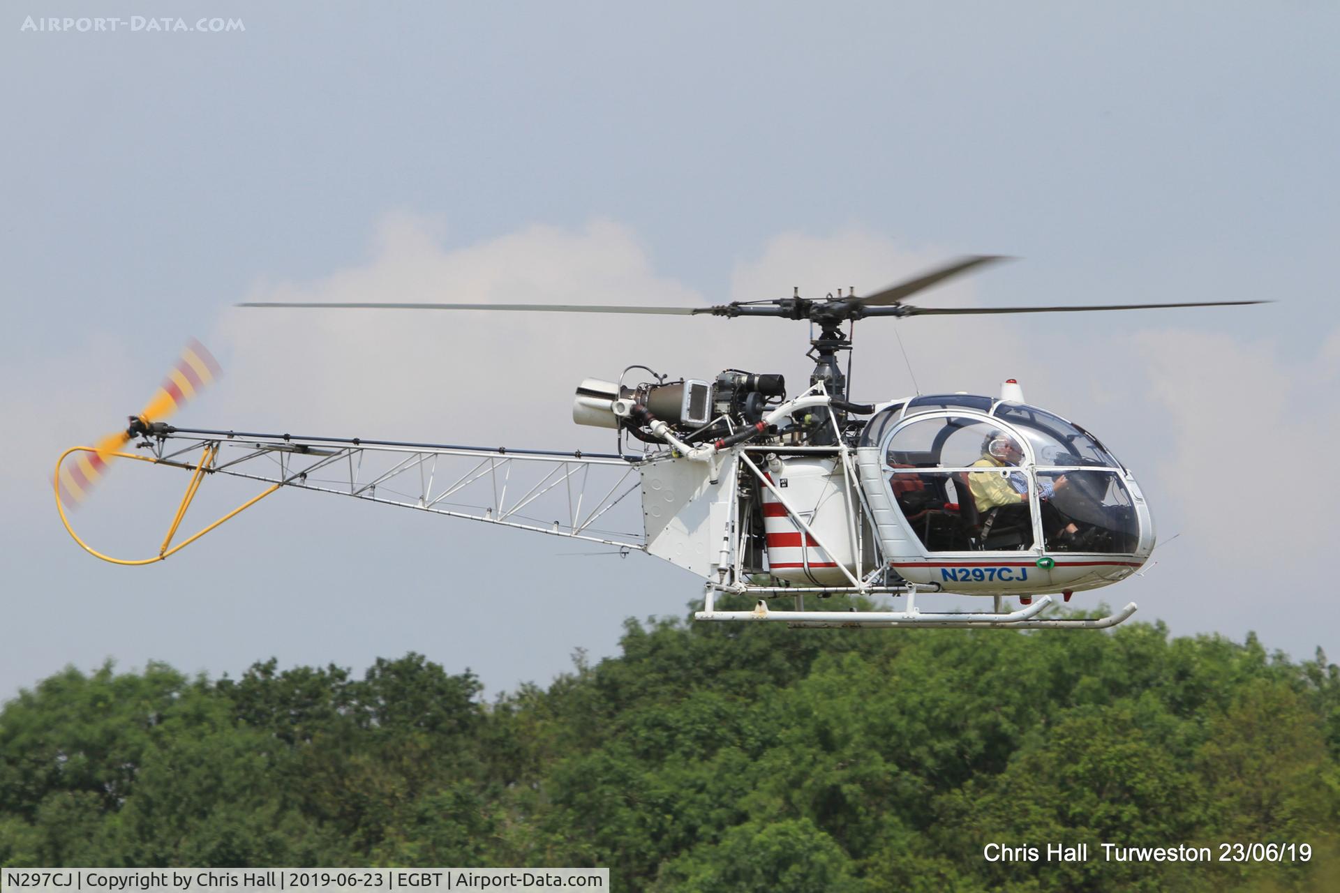 N297CJ, 1963 Sud Aviation SA-313B Alouette II C/N 1847, Turweston, Air Britain fly in