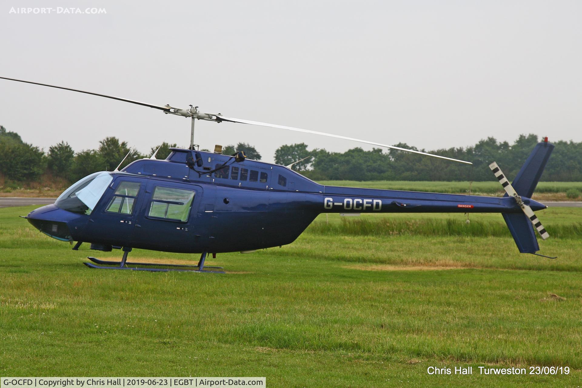 G-OCFD, 1980 Bell 206B JetRanger III C/N 3165, Turweston, Air Britain fly in