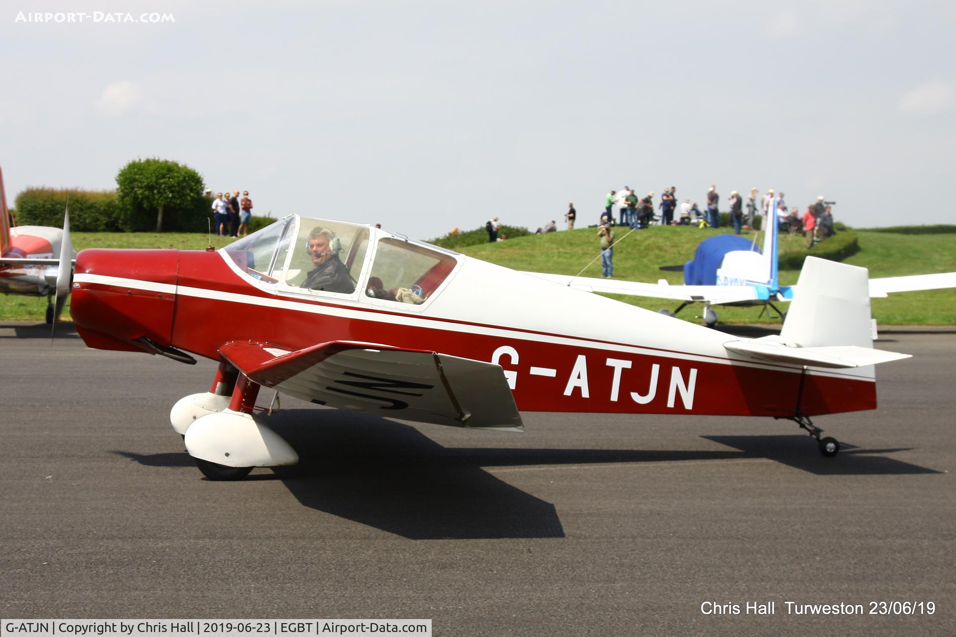 G-ATJN, 1958 Jodel D-119 C/N 863, Turweston, Air Britain fly in