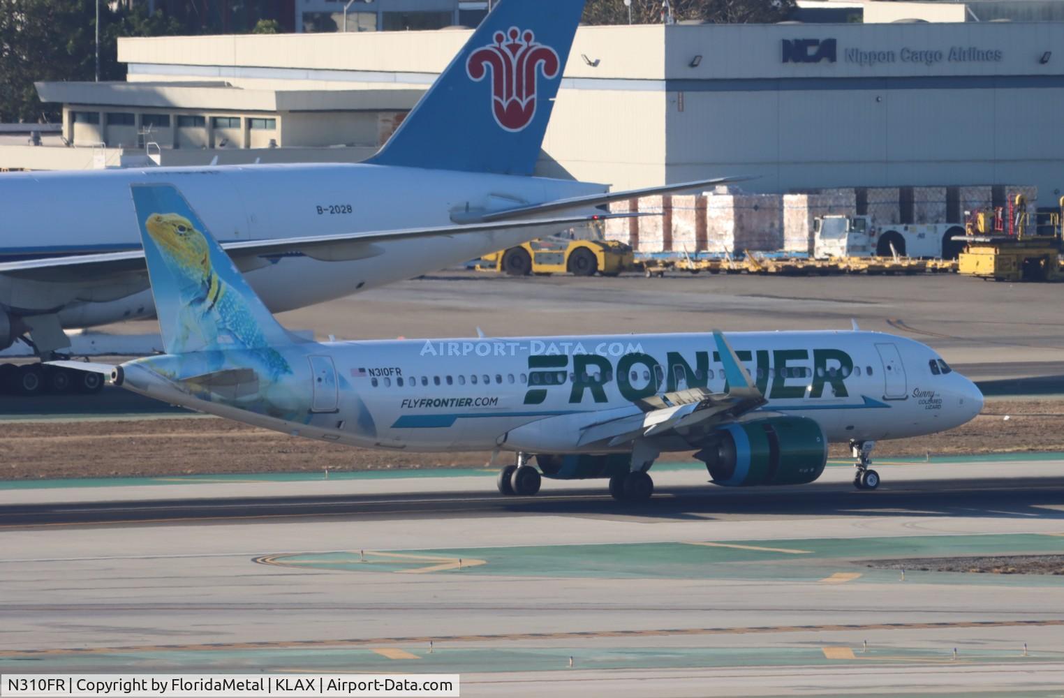N310FR, 2017 Airbus A320-251N C/N 7600, FFT A32N Sunny zx phx-lax