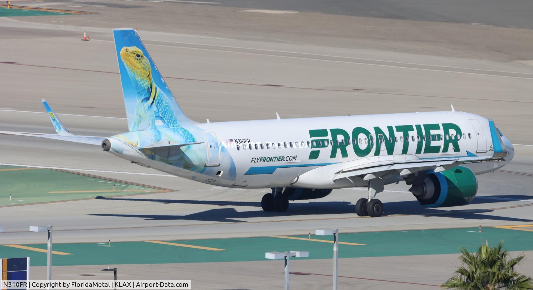N310FR, 2017 Airbus A320-251N C/N 7600, FFT A32N Sunny zx lax-sfo