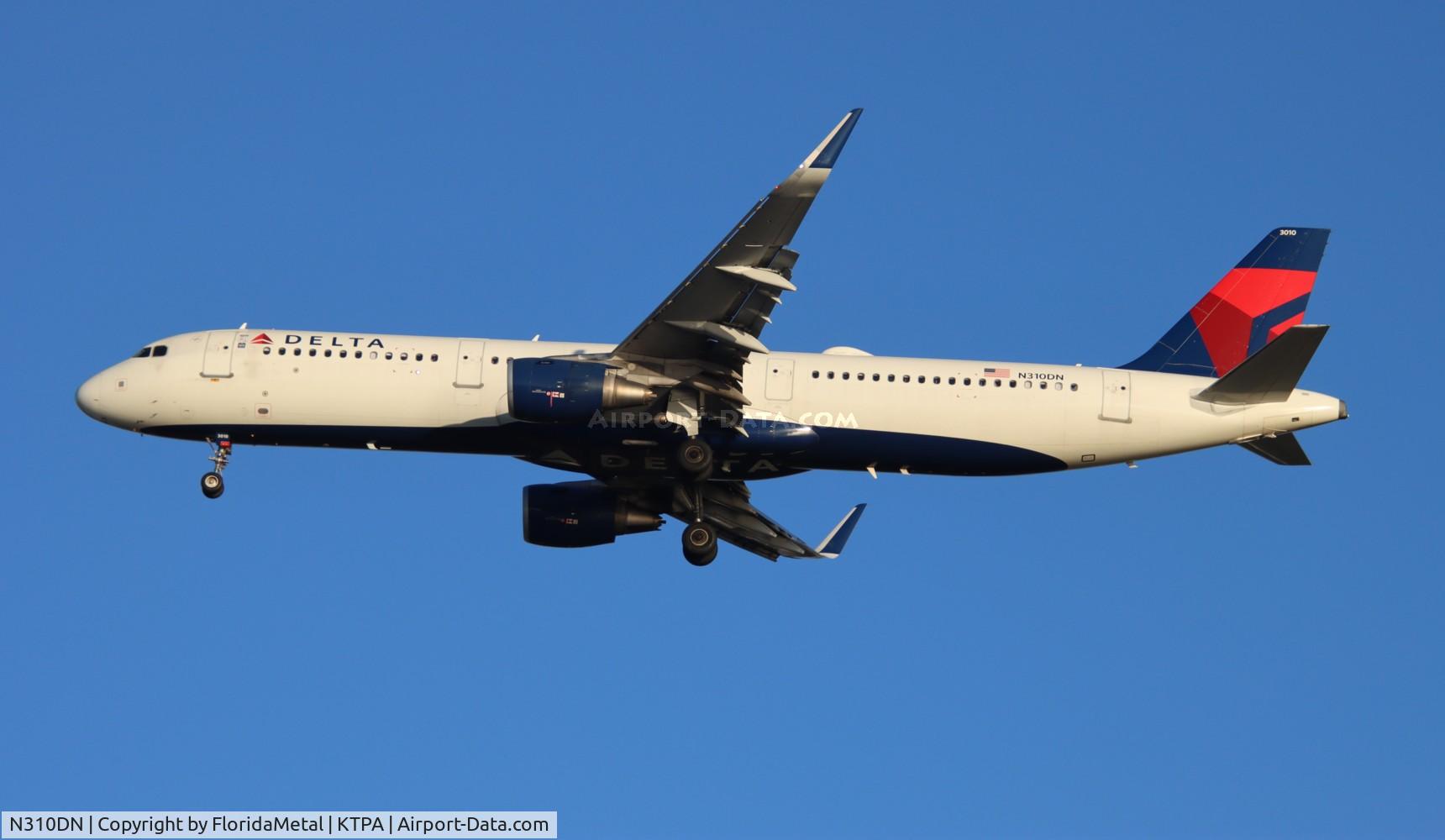 N310DN, 2016 Airbus A321-211 C/N 7293, DAL A321 zx msp-tpa