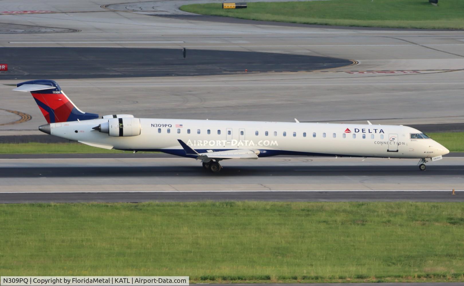 N309PQ, 2014 Bombardier CRJ-900LR (CL-600-2D24) C/N 15309, EDV/DAL CR9 zx lft-atl