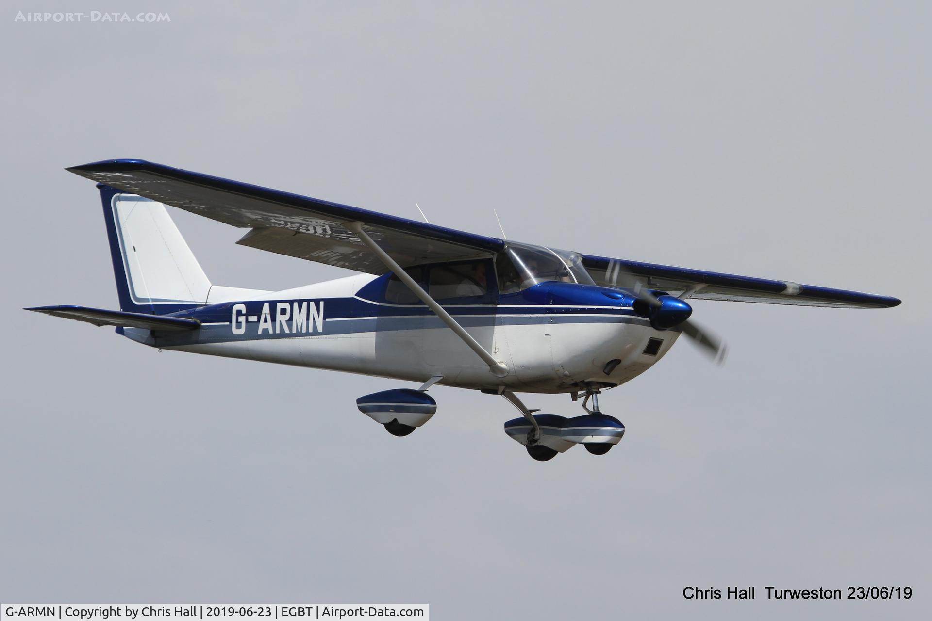G-ARMN, 1961 Cessna 175B Skylark C/N 175-56994, Turweston, Air Britain fly in