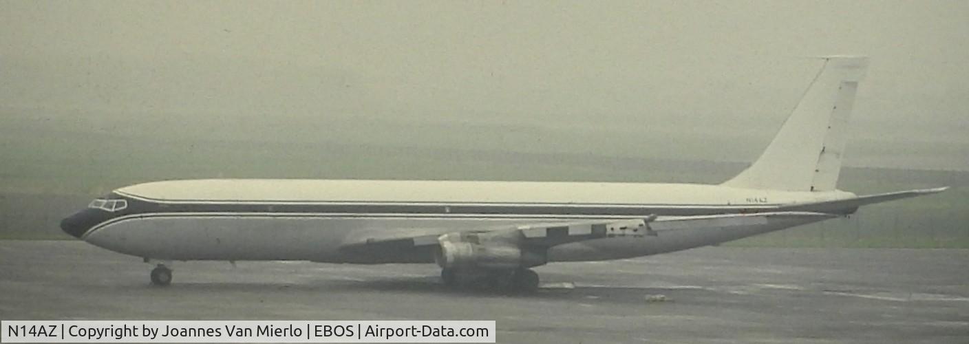N14AZ, 1967 Boeing 707-336C C/N 19498, ex-slide....minus 1 engine