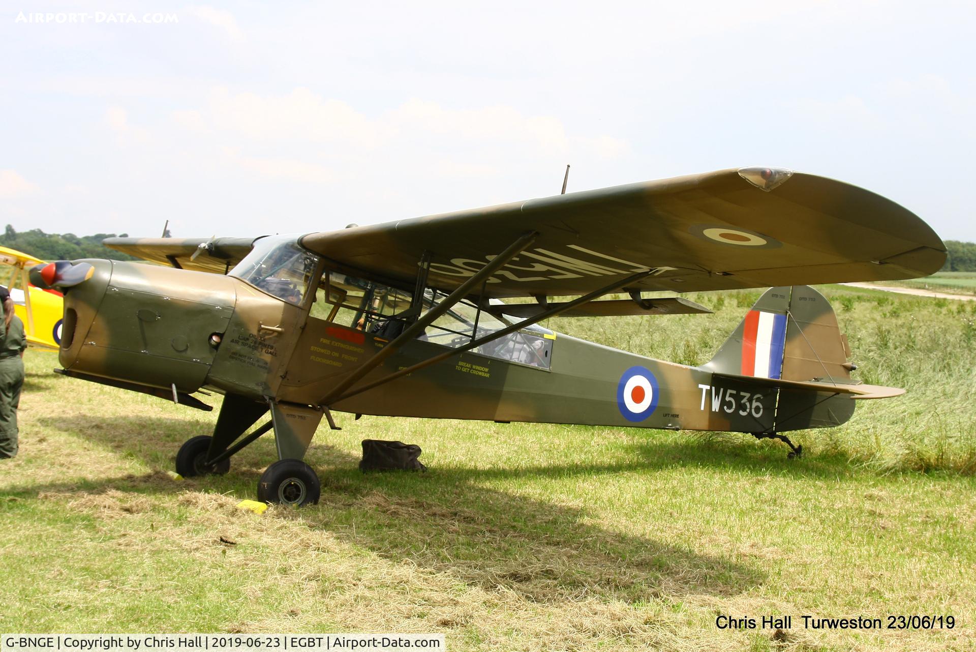 G-BNGE, 1946 Auster AOP.6 C/N 1925, Turweston, Air Britain fly in