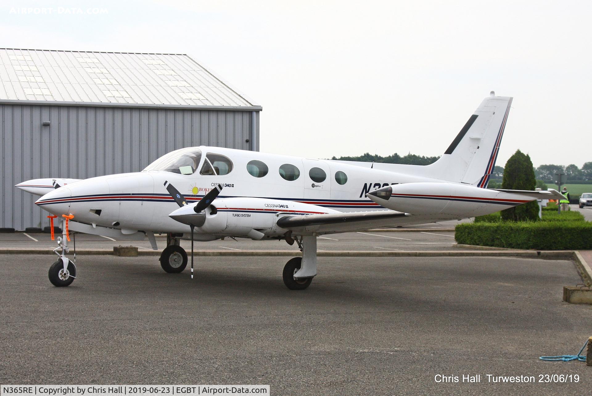 N365RE, 1971 Cessna 340A ii C/N 340A0459, Turweston, Air Britain fly in