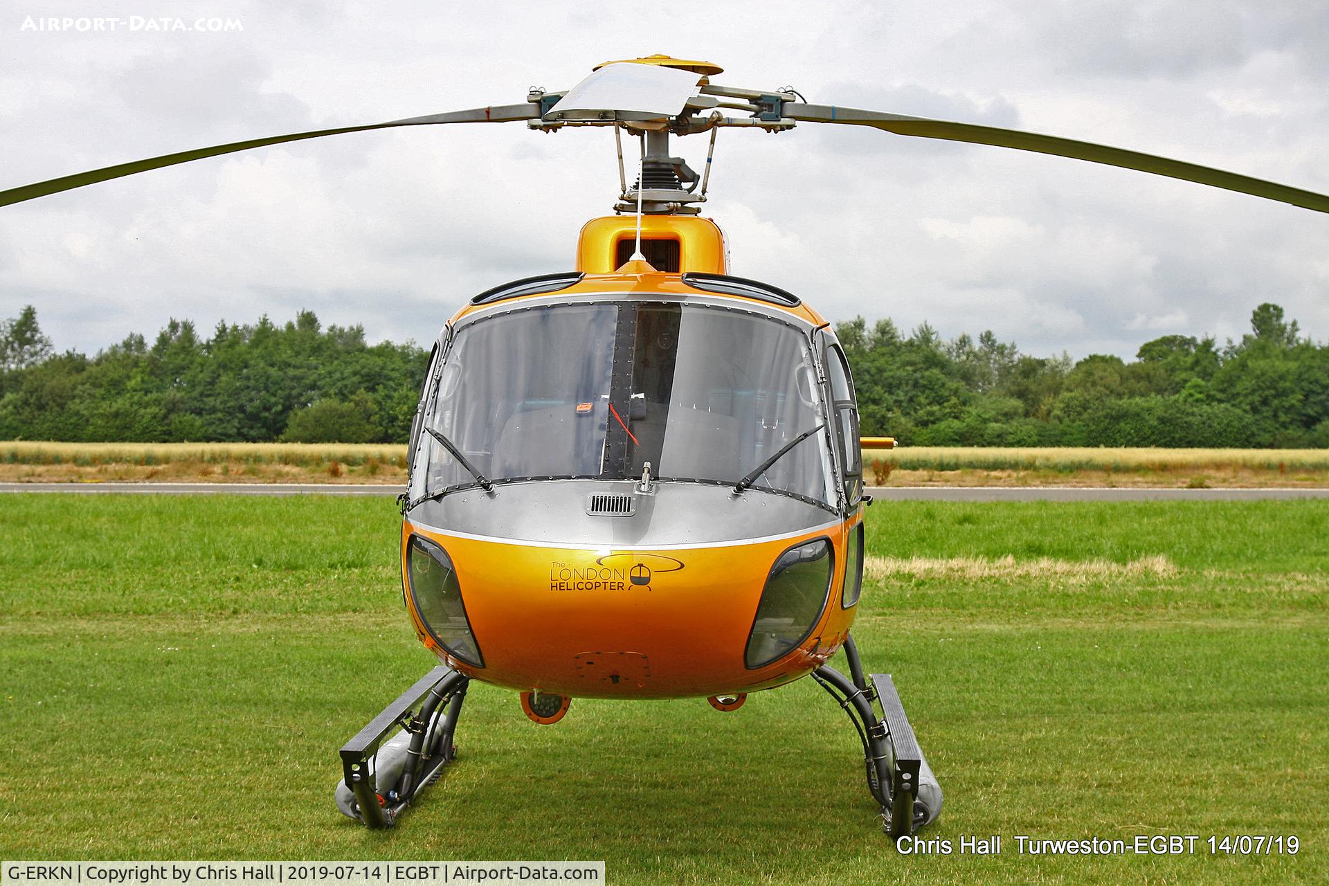 G-ERKN, 2002 Eurocopter AS-350B-3 Ecureuil Ecureuil C/N 3587, Turweston, British Grand Prix weekend