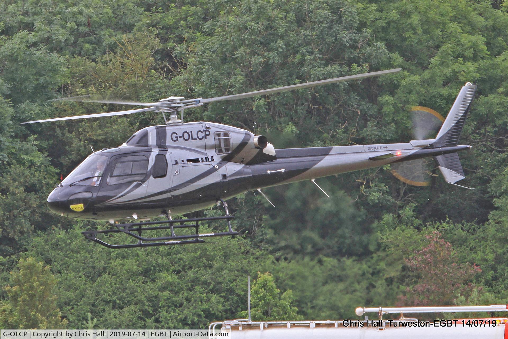 G-OLCP, 1994 Eurocopter AS-355N Ecureuil 2 C/N 5580, Turweston, British Grand Prix weekend