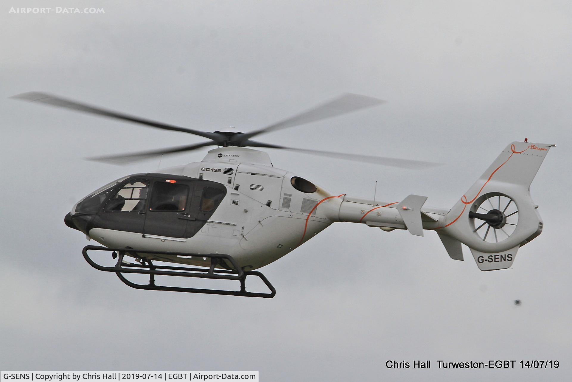 G-SENS, 2009 Eurocopter EC-135T-2+ C/N 0833, Turweston, British Grand Prix weekend