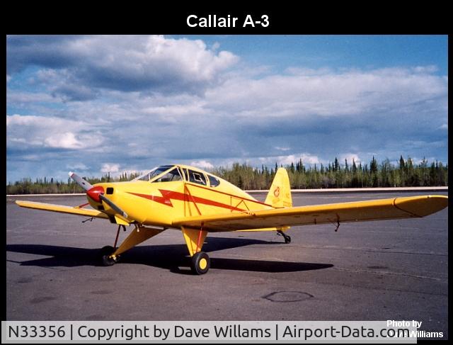 N33356, 1947 Callair A-3 C/N 112, Callar A-3