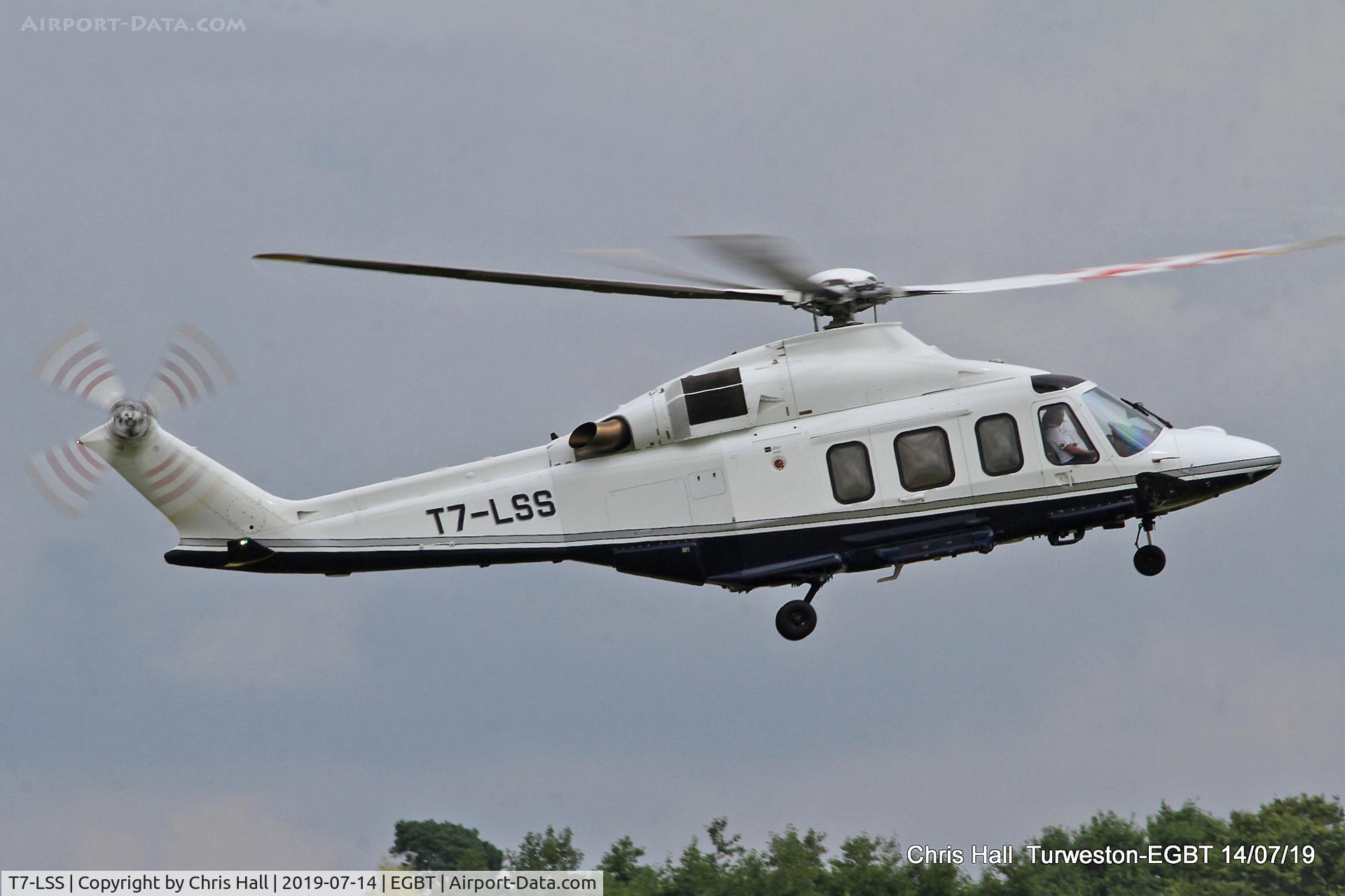 T7-LSS, 2012 AgustaWestland AW-139 C/N 41265, Turweston, British Grand Prix weekend