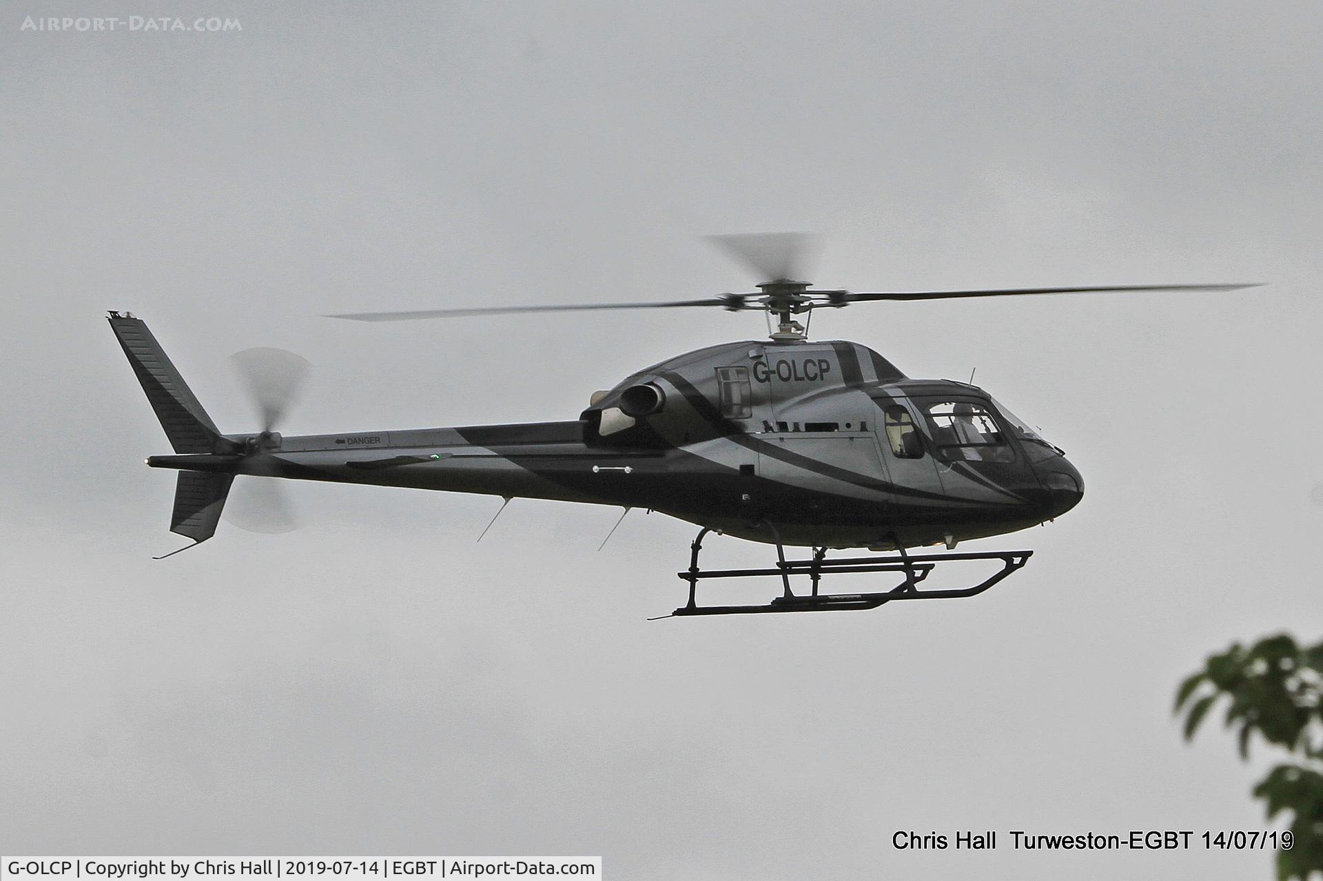 G-OLCP, 1994 Eurocopter AS-355N Ecureuil 2 C/N 5580, Turweston, British Grand Prix weekend