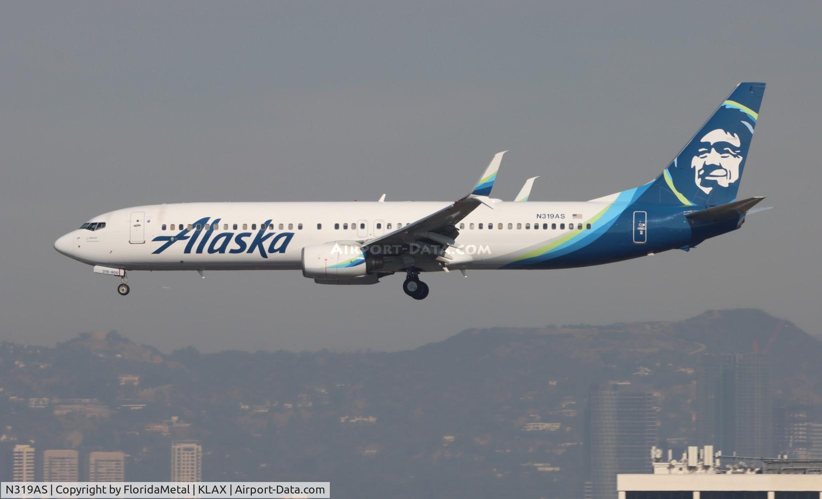 N319AS, 2003 Boeing 737-990 C/N 33679, ASA 739 zx sea-lax