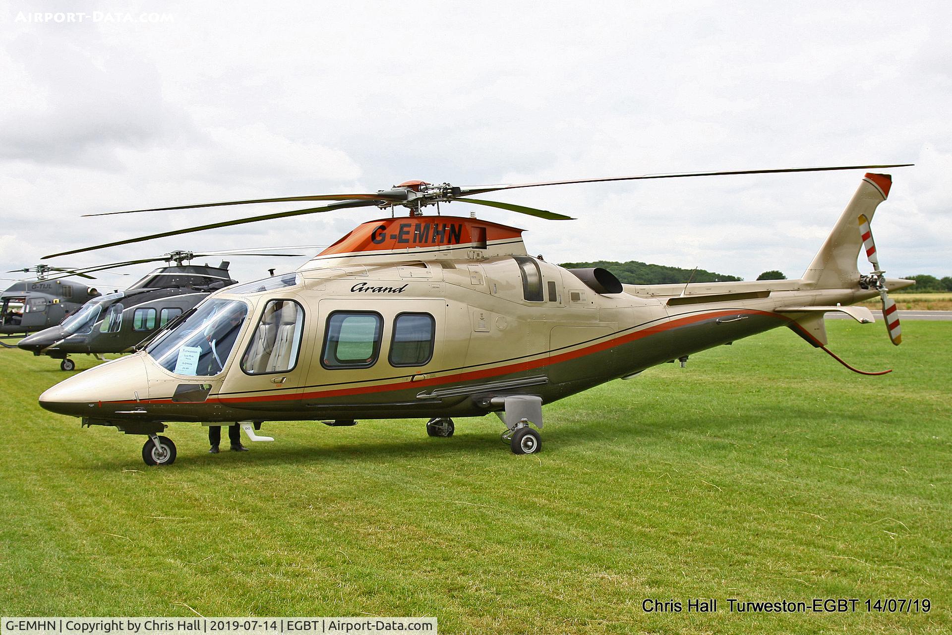 G-EMHN, 2010 Agusta A109S Grand C/N 22154, Turweston, British Grand Prix weekend