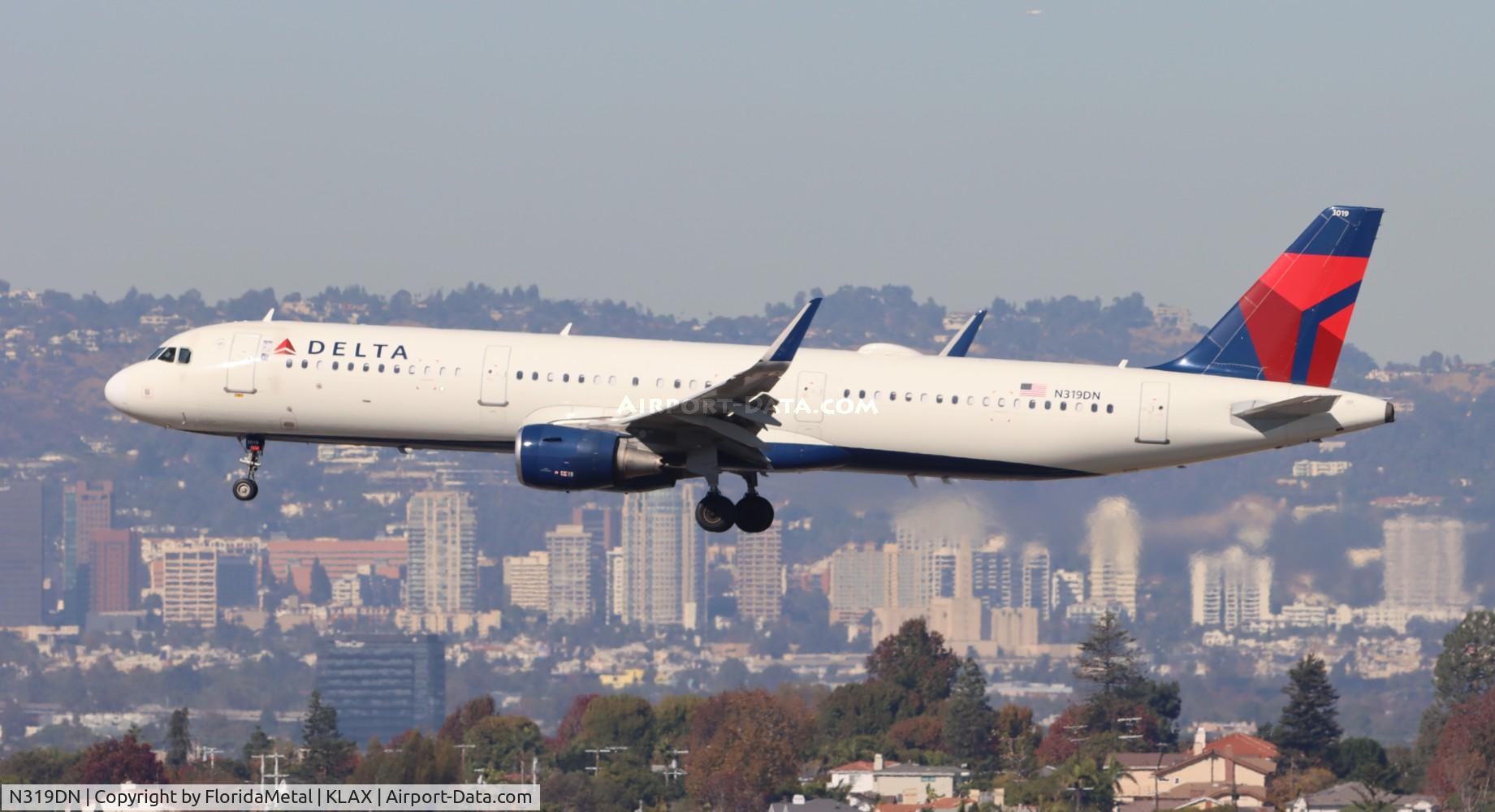 N319DN, 2017 Airbus A321-211 C/N 7479, DAL A321 zx msp-lax