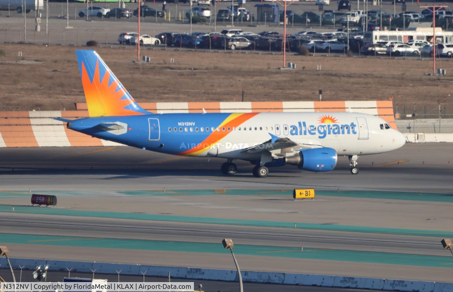 N312NV, 2004 Airbus A319-111 C/N 2289, AAY A319 zx lax-tul 
