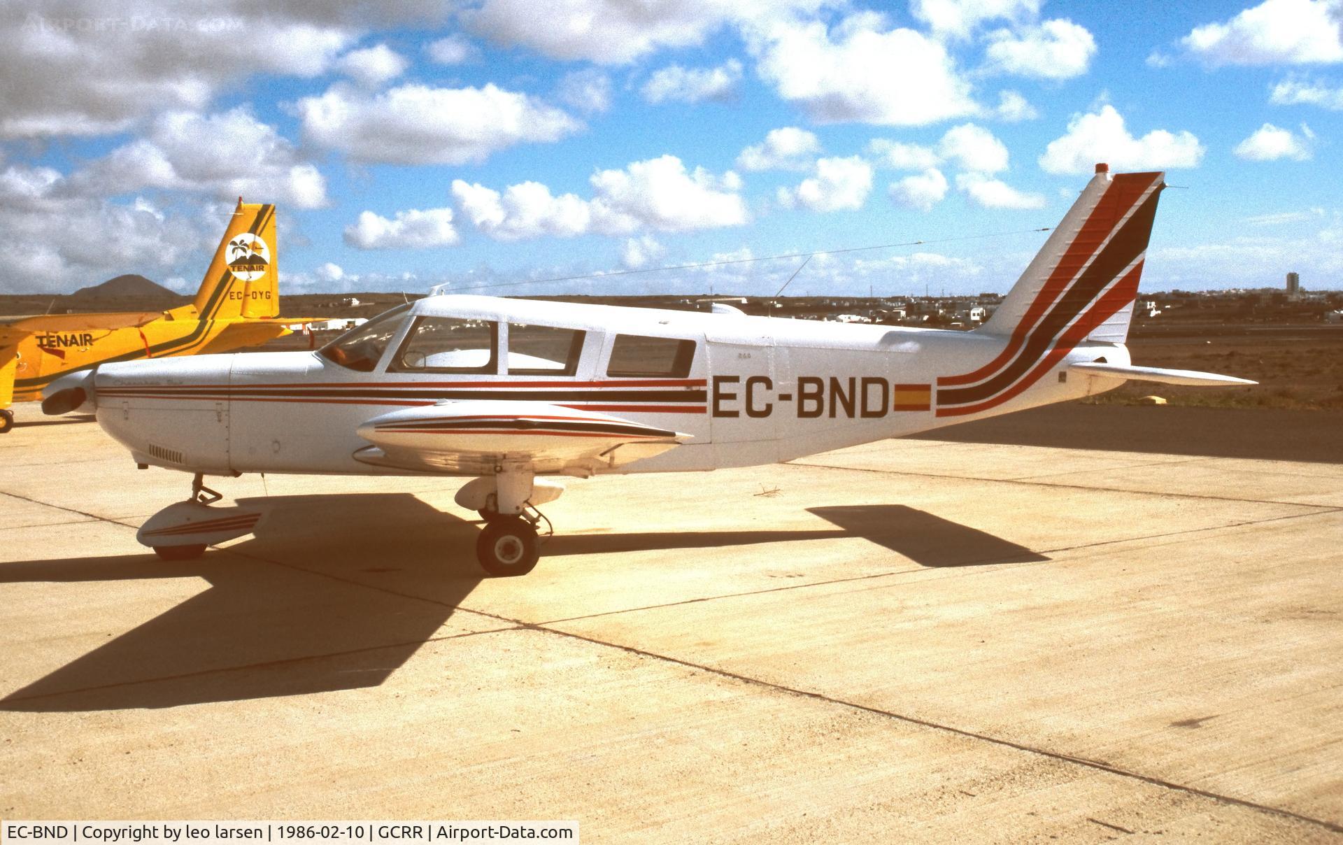 EC-BND, Piper PA-32-300 Cherokee Six Cherokee Six C/N 32-927, Lanzarote ACE 10.2.1986