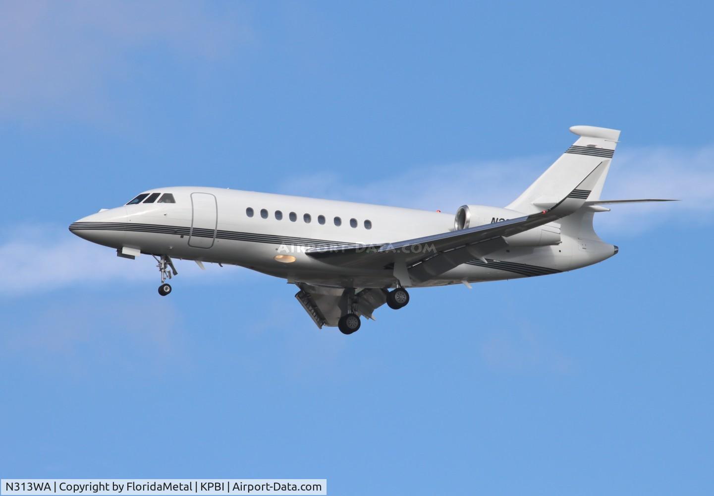 N313WA, Dassault Falcon 2000EX C/N 197, Falcon 2000EX zx nmc-pbi