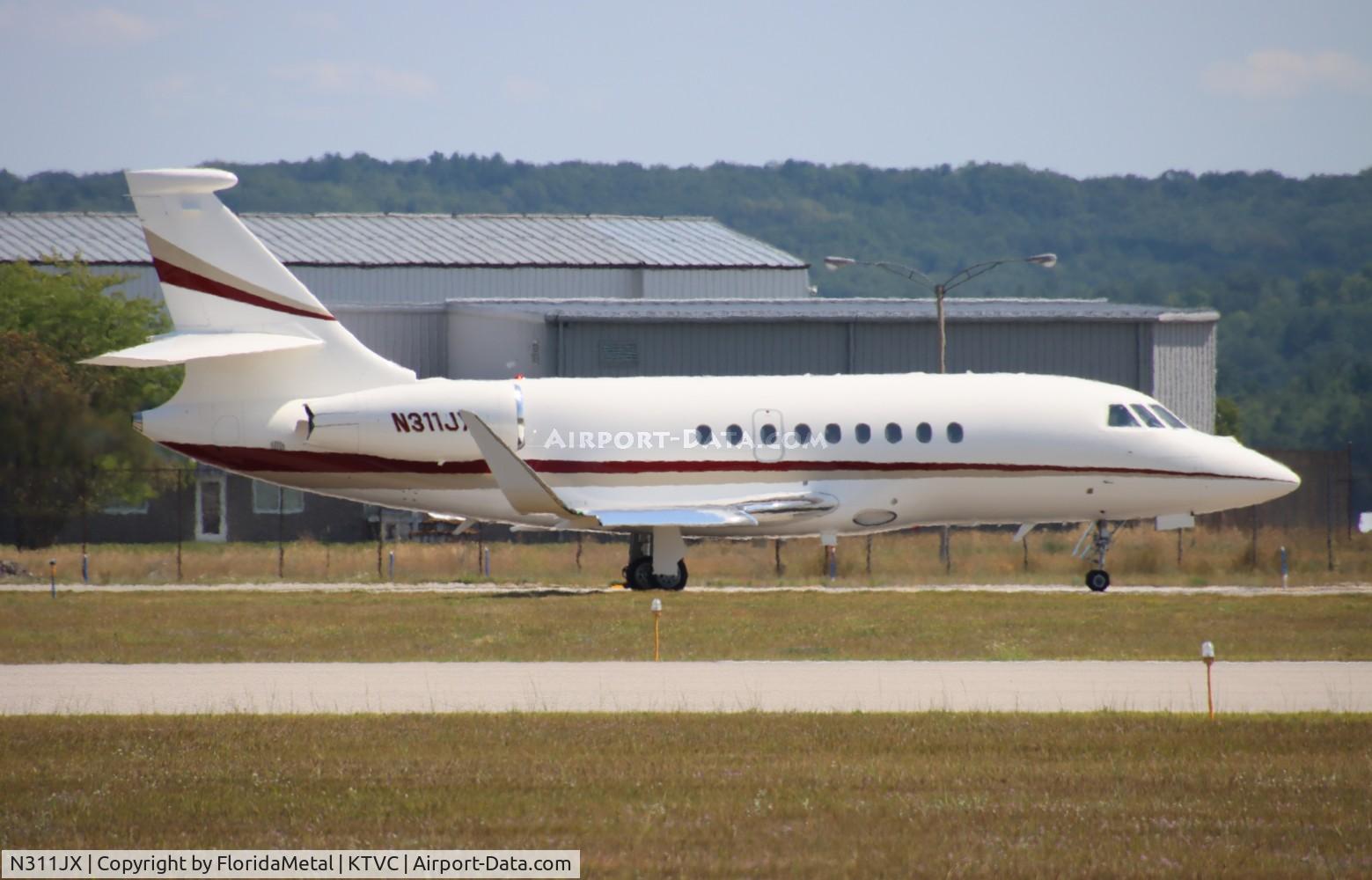 N311JX, 2007 Dassault Falcon 2000EX C/N 124, Falcon 2000EX zx tvc-ptk
