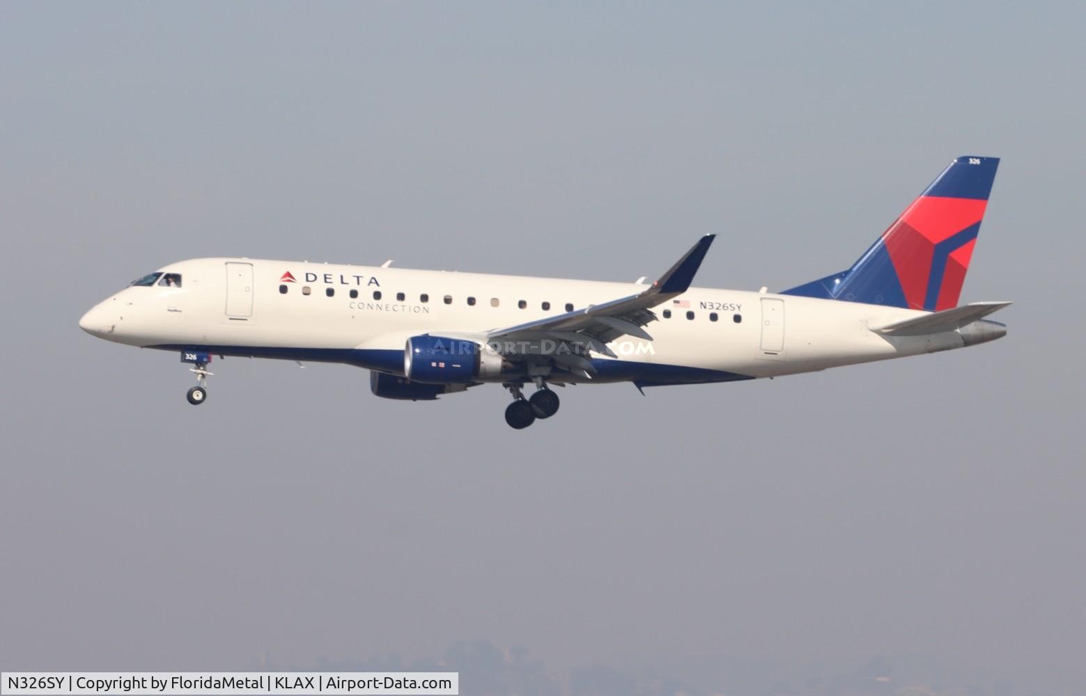 N326SY, 2023 Embraer ERJ-175LR (ERJ-170-200 LR) C/N 960, SKW/DAL E175 zx phx-lax