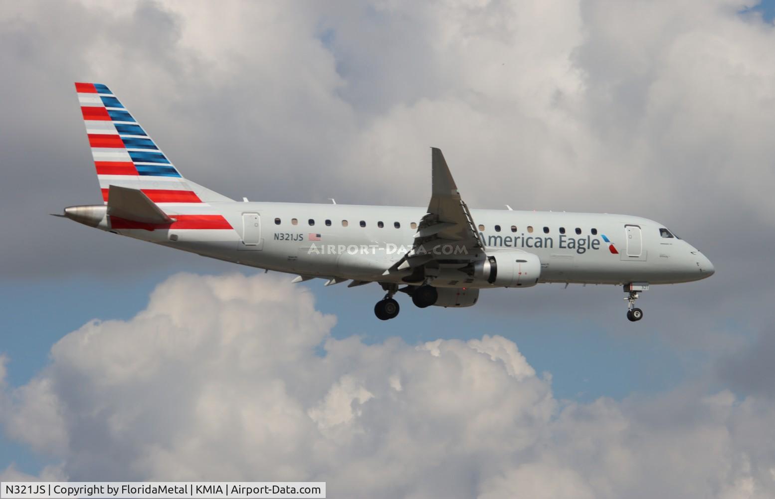 N321JS, 2014 Embraer 175LR (ERJ-170-200LR) C/N 17000444, ENV/AE E175 zx ggt, myef-mia
