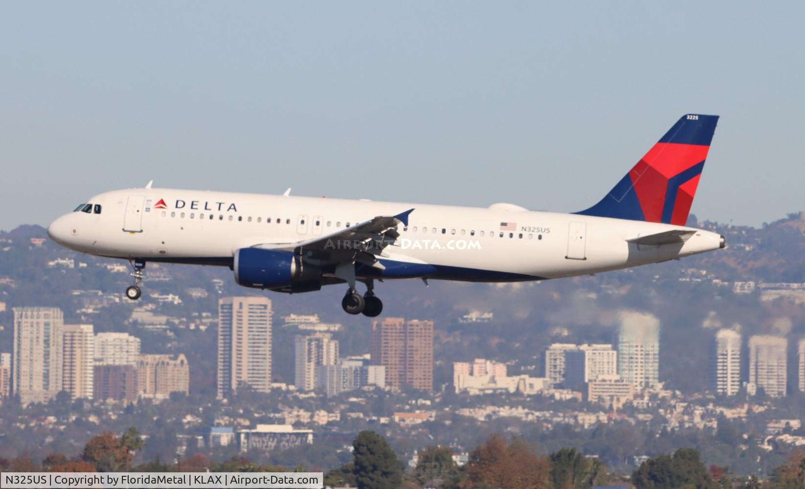 N325US, 1992 Airbus A320-211 C/N 281, DAL A320 zx sea-lax