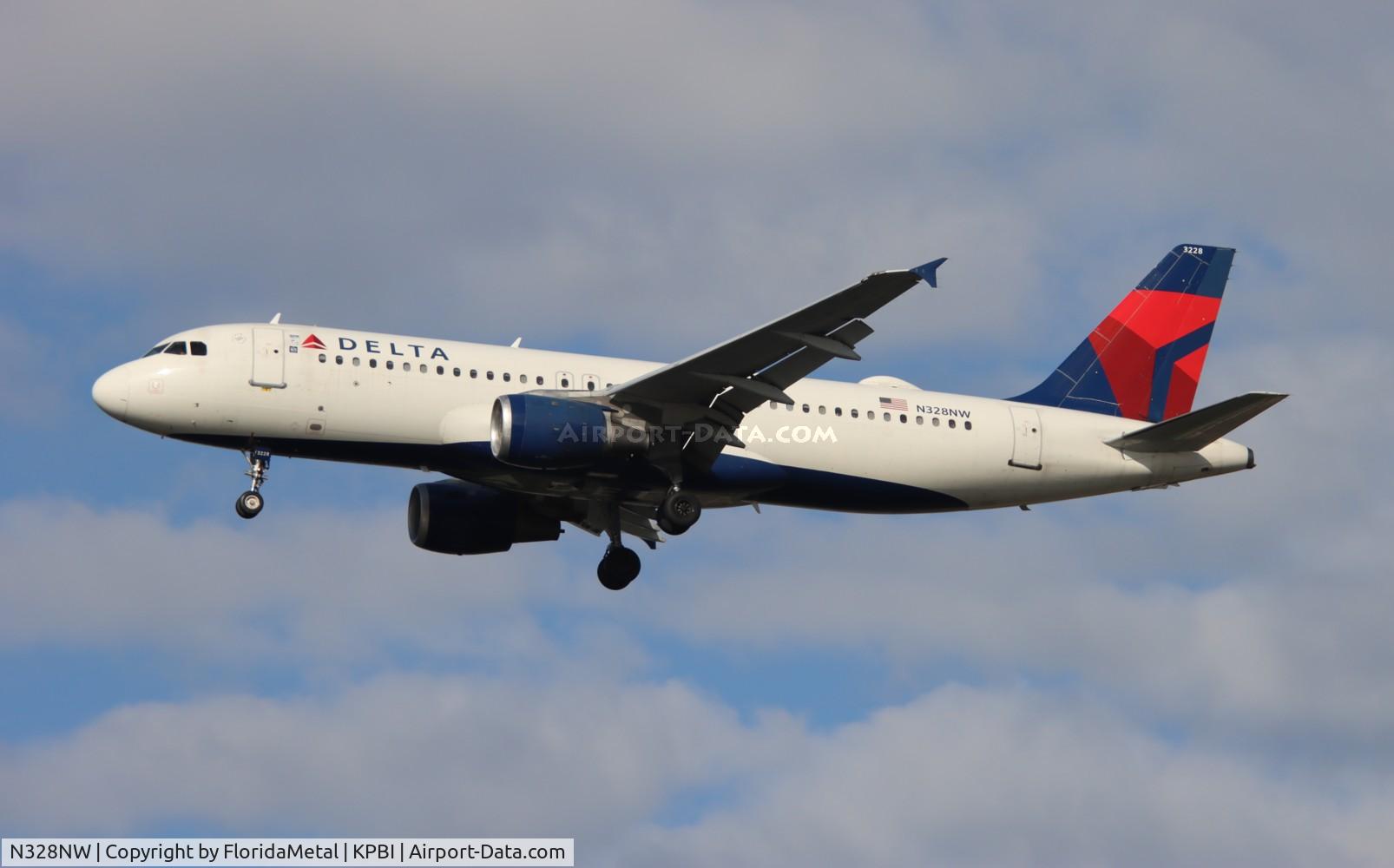 N328NW, 1992 Airbus A320-211 C/N 298, DAL A320 zx msp-pbi