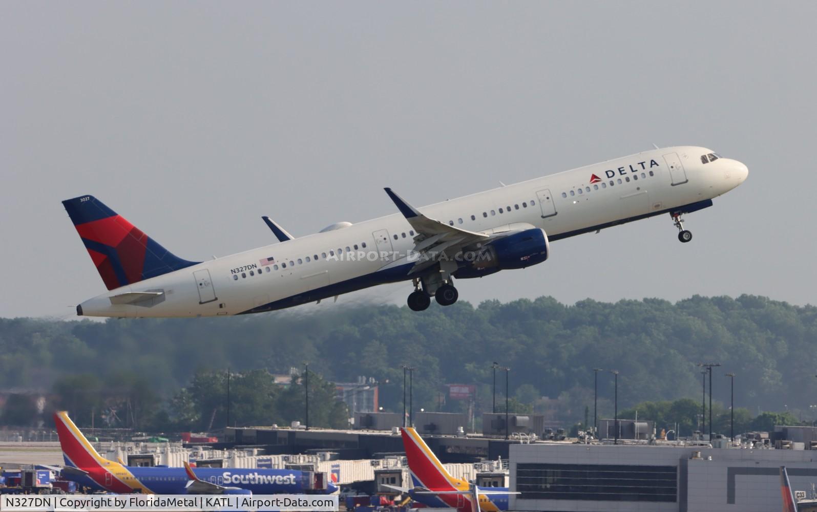 N327DN, 2017 Airbus A321-211 C/N 7777, DAL A321 zx atl-san