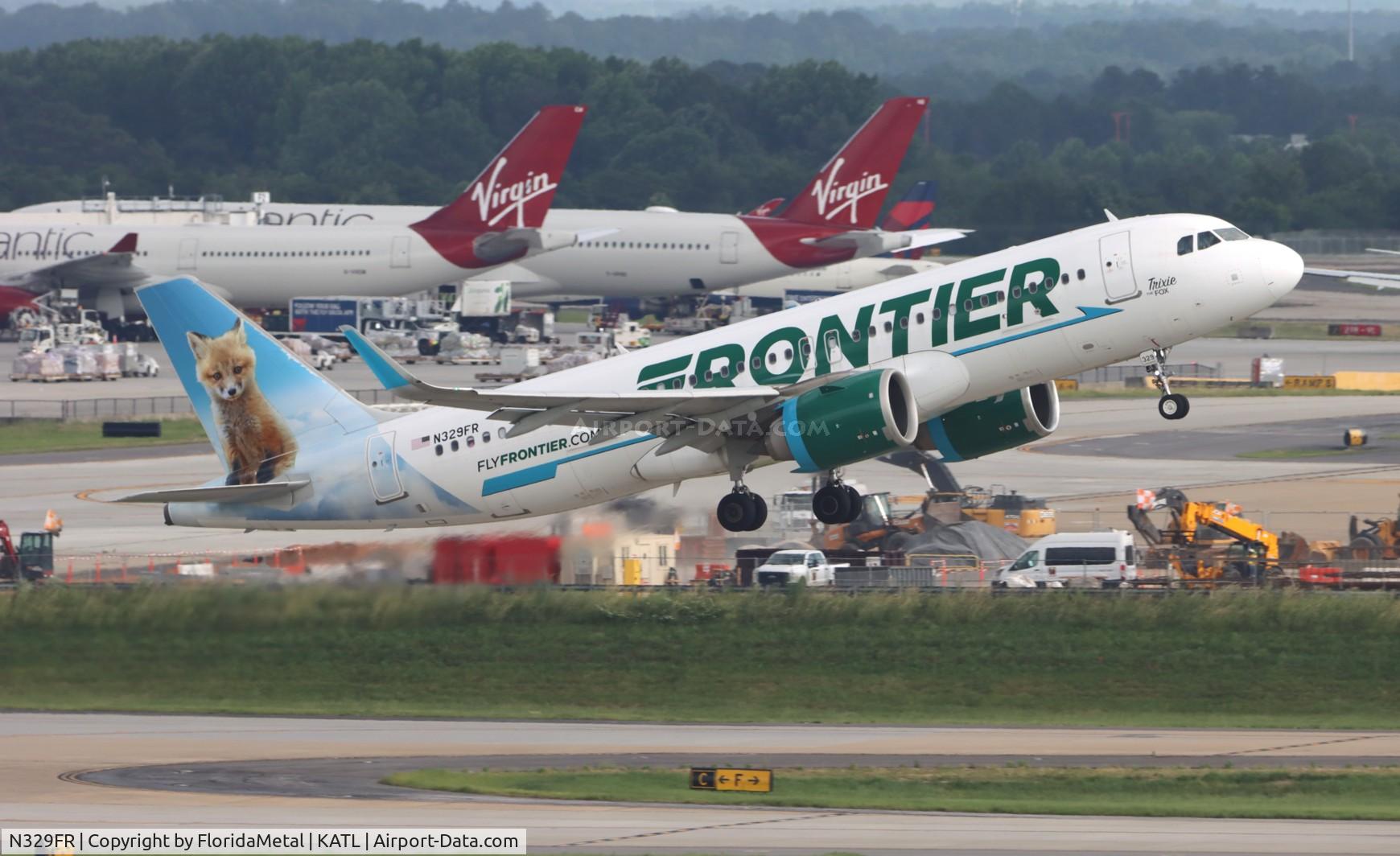 N329FR, 2018 Airbus A320-251N C/N 8135, FFT A32N Trixie zx atl-pit