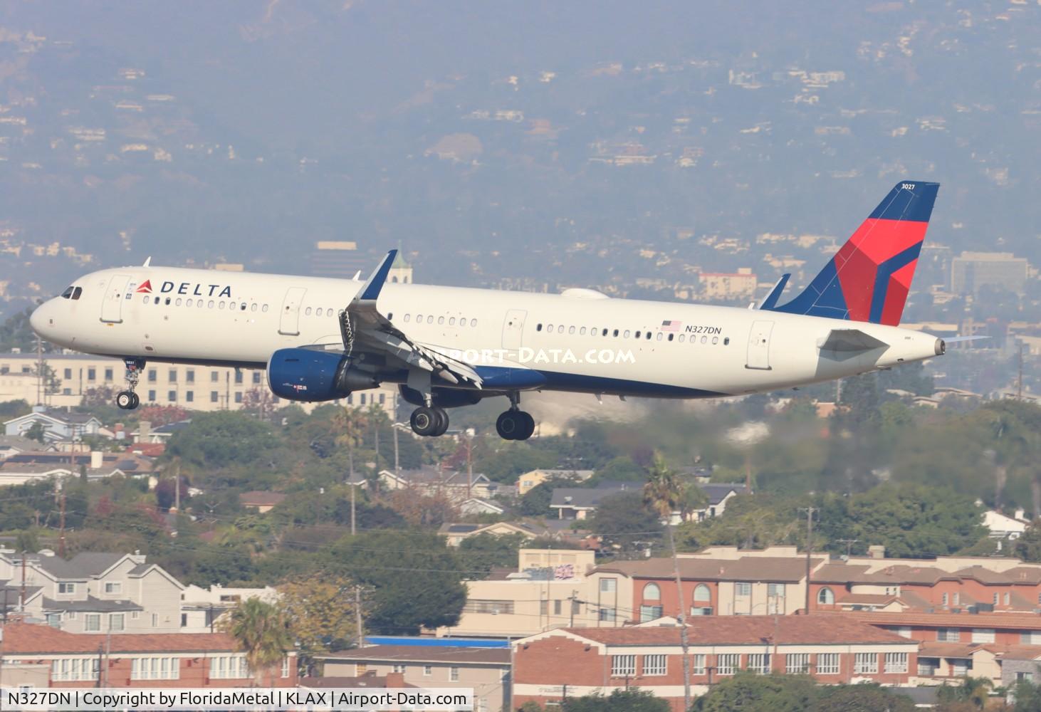 N327DN, 2017 Airbus A321-211 C/N 7777, DAL A321 zx cvg-lax