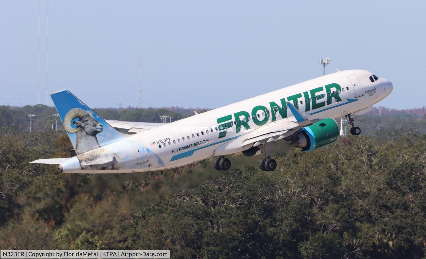 N323FR, 2017 Airbus A320-251N C/N 7925, FFT A32N Colorado zx tpa-ord