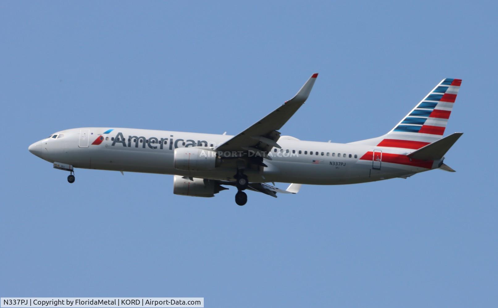 N337PJ, 2017 Boeing 737-823 C/N 33345, AAL 738 zx lax-ord