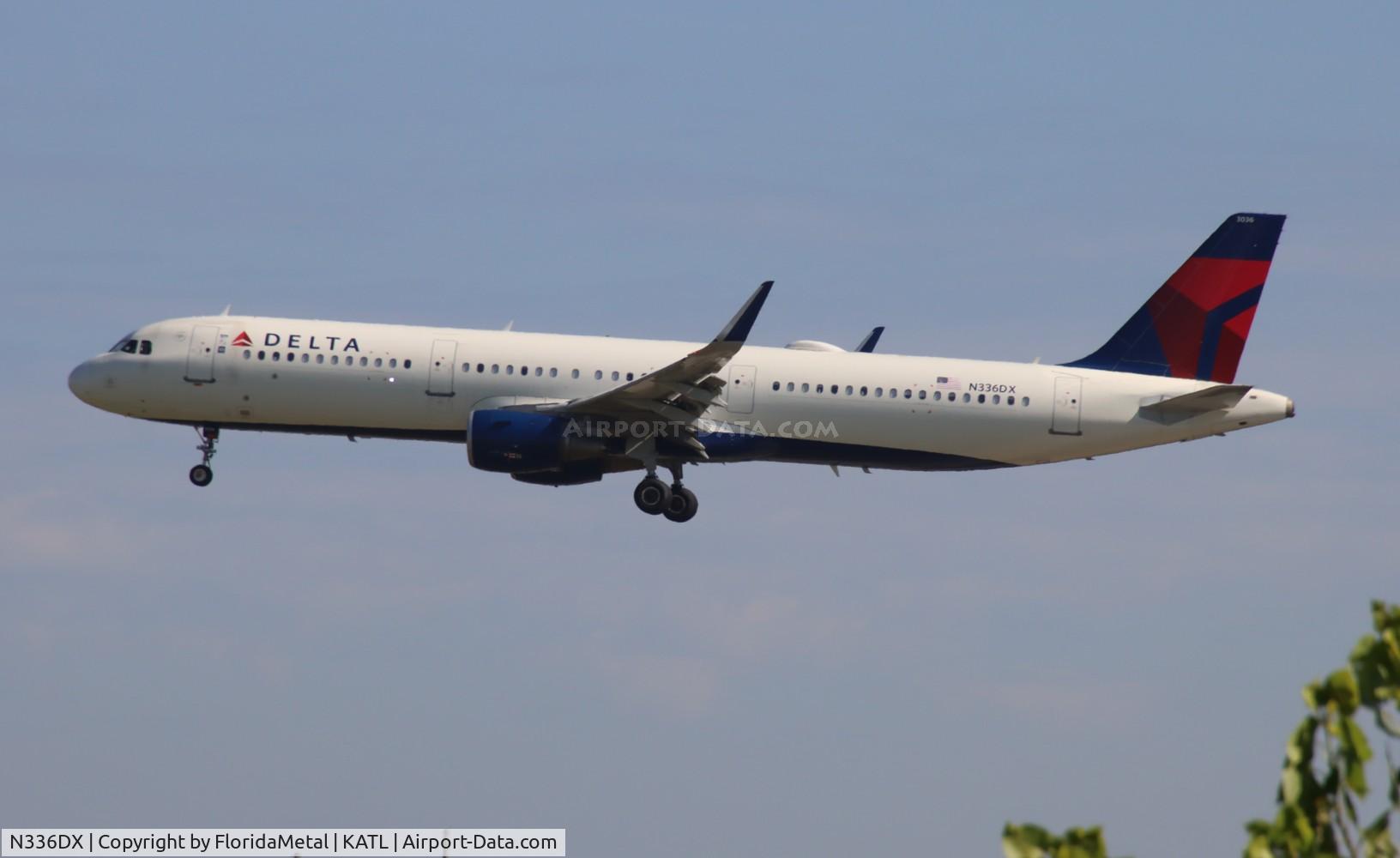 N336DX, 2018 Airbus A321-211 C/N 8063, DAL A321 zxx msp-atl