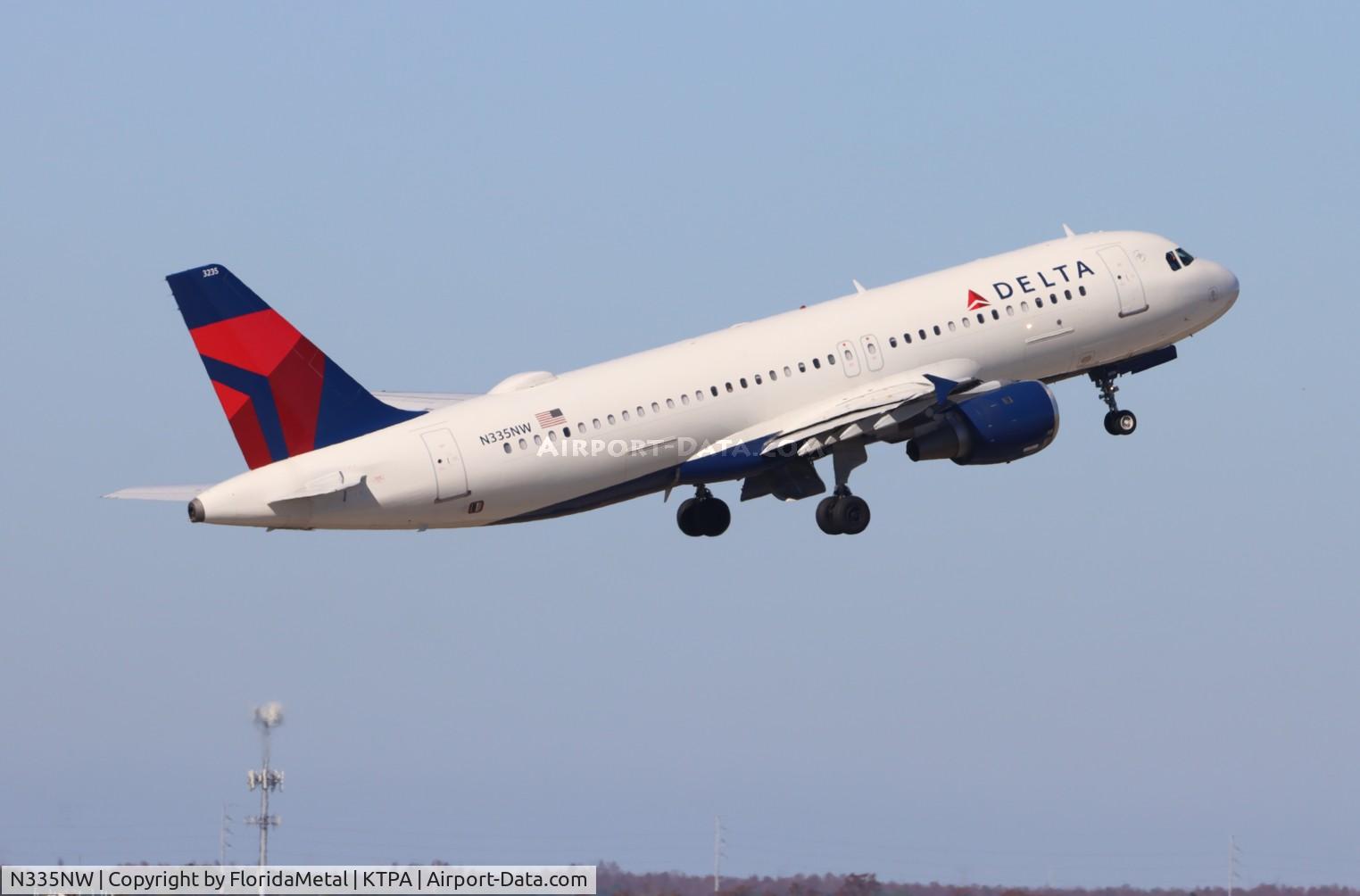 N335NW, 1992 Airbus A320-212 C/N 340, DAL A320 zx tpa-rdu