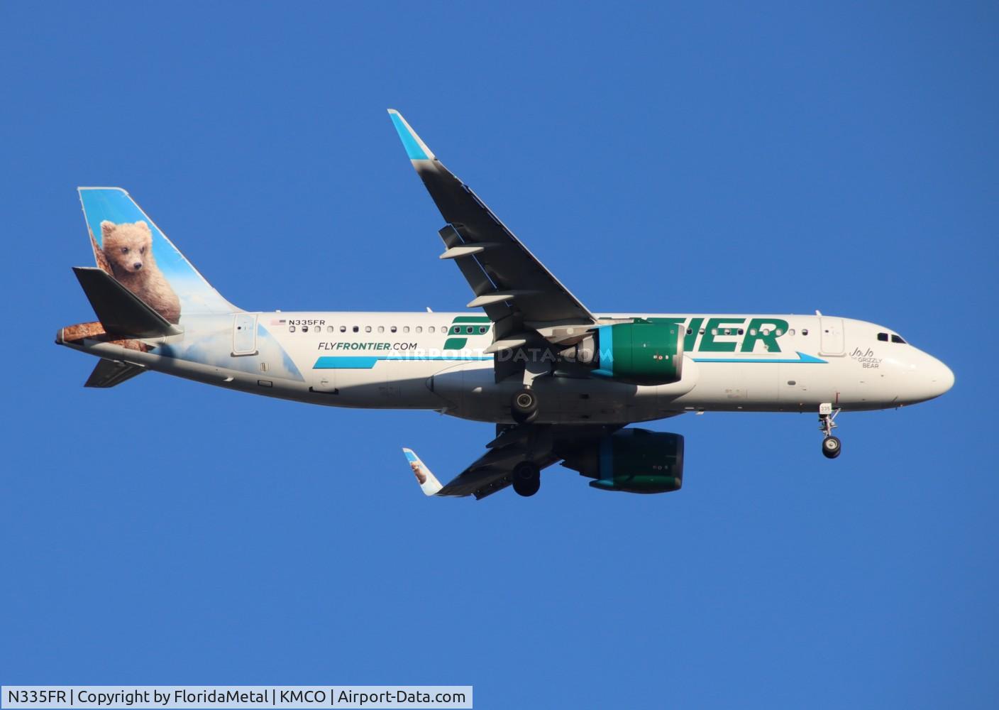 N335FR, 2018 Airbus A320-251N, FFT A32N Jo Jo zx rdu-mco