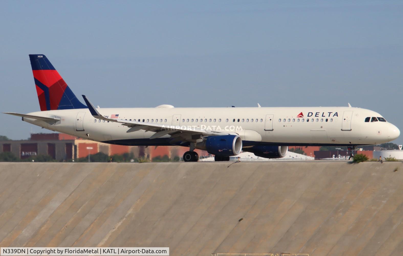 N339DN, 2018 Airbus A321-211 C/N 8128, DAL A321 zx atl-cle