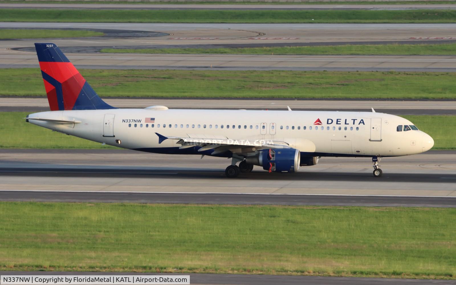 N337NW, 1992 Airbus A320-212 C/N 358, DAL A320 zx sat-atl