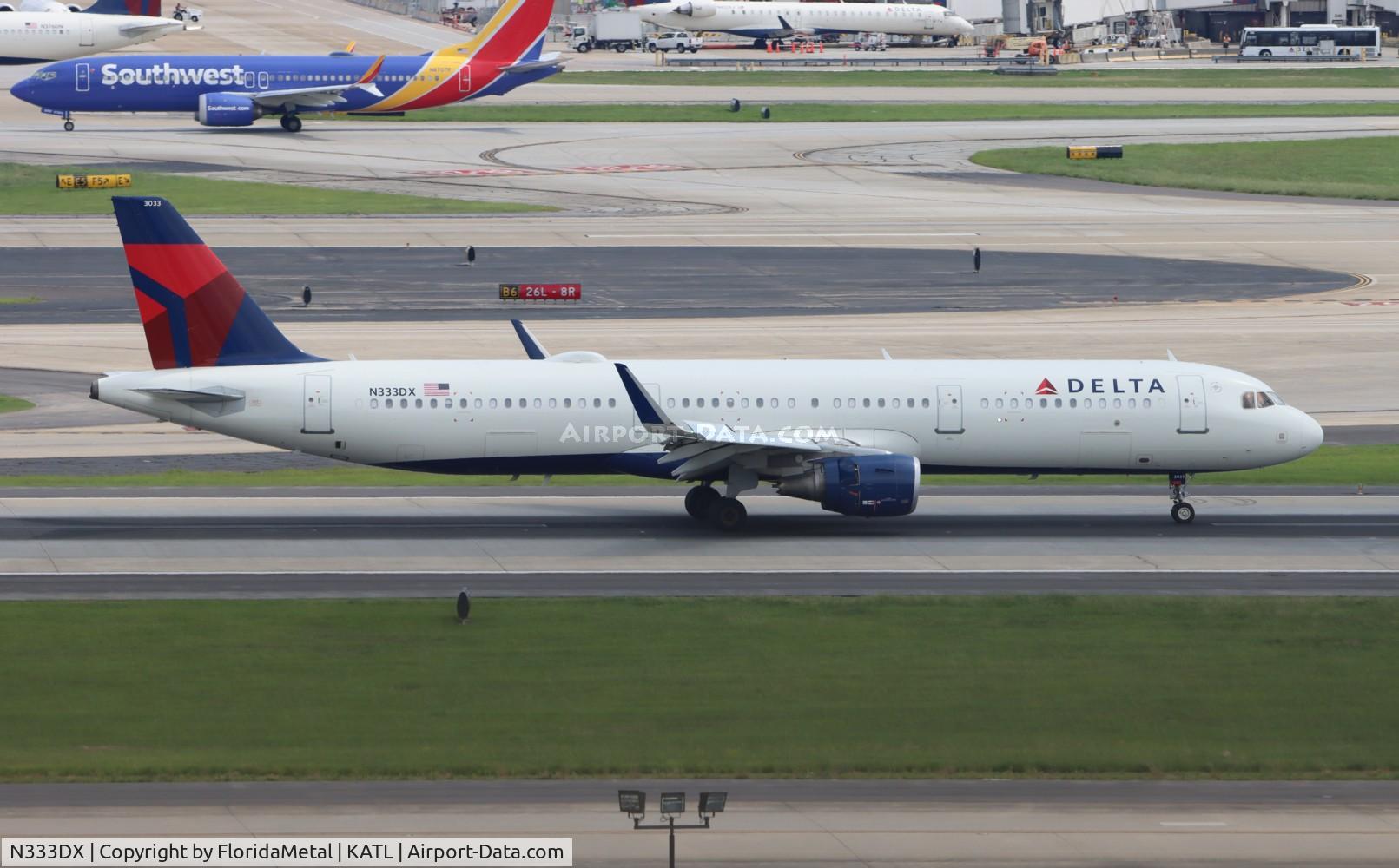 N333DX, Airbus A321-211 C/N 8026, DAL A321 zx bos-atl