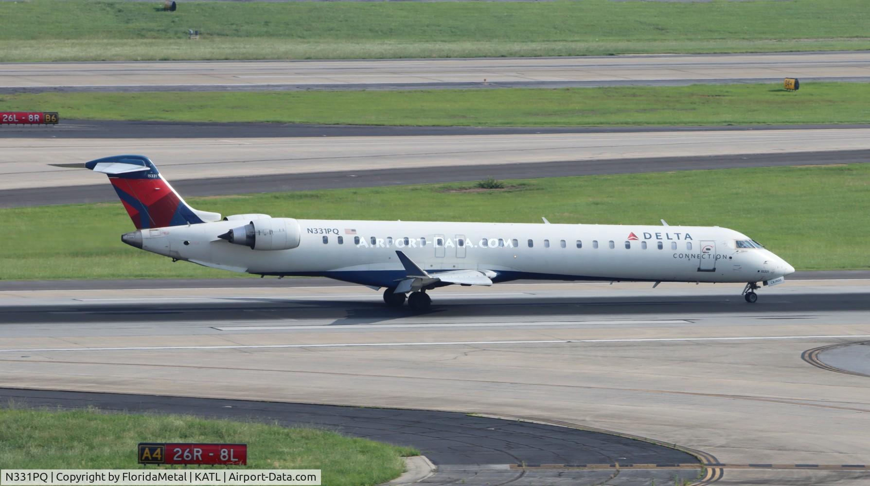N331PQ, 2014 Bombardier CRJ-900LR (CL-600-2D24) C/N 15331, EDV/DAL CR9 zx cha-atl